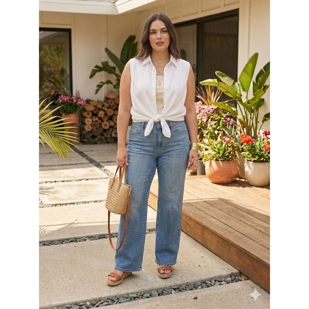 NWT Levi Strauss Signature Vintage Relaxed Bootcut Jeans Sz 14 W32